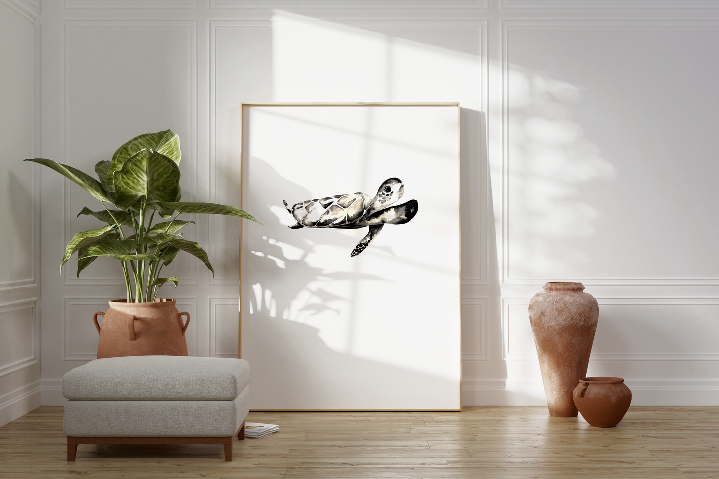 Turtle Watercolour Print