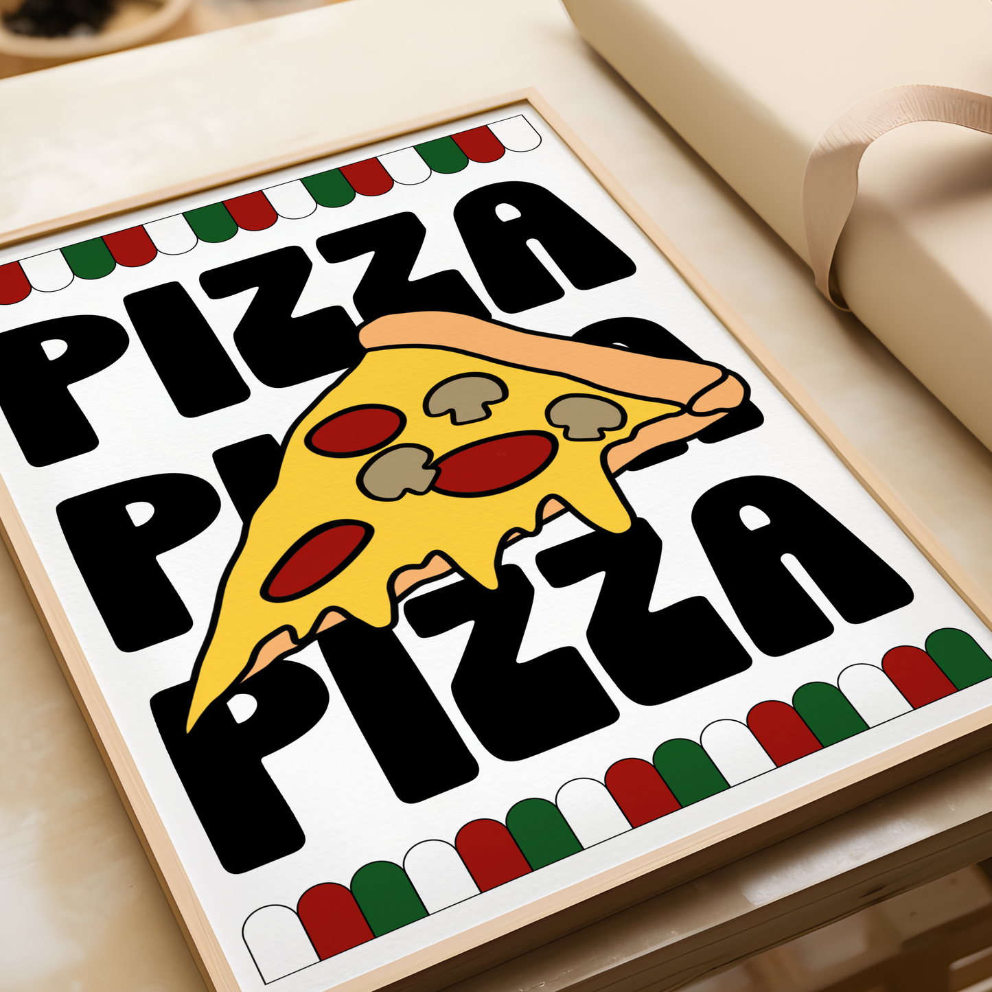 'Pizza Pizza Pizza' Print