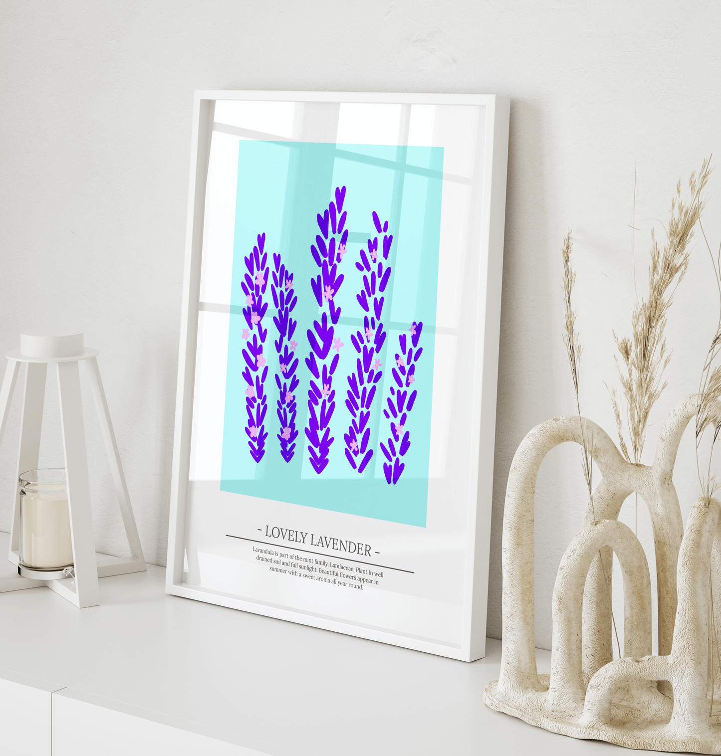 'Lovely Lavender' Flower Print