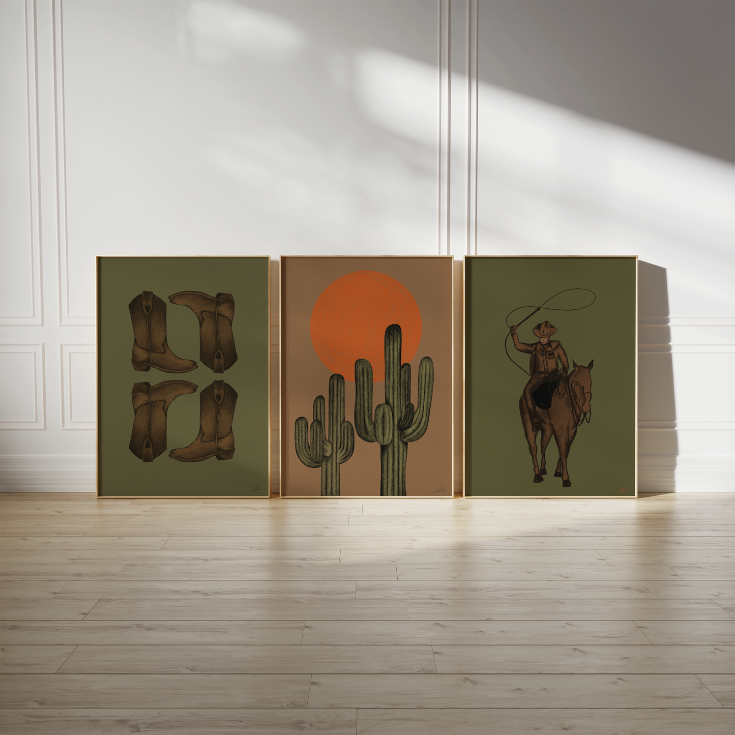 'Wild West Cactus' Print