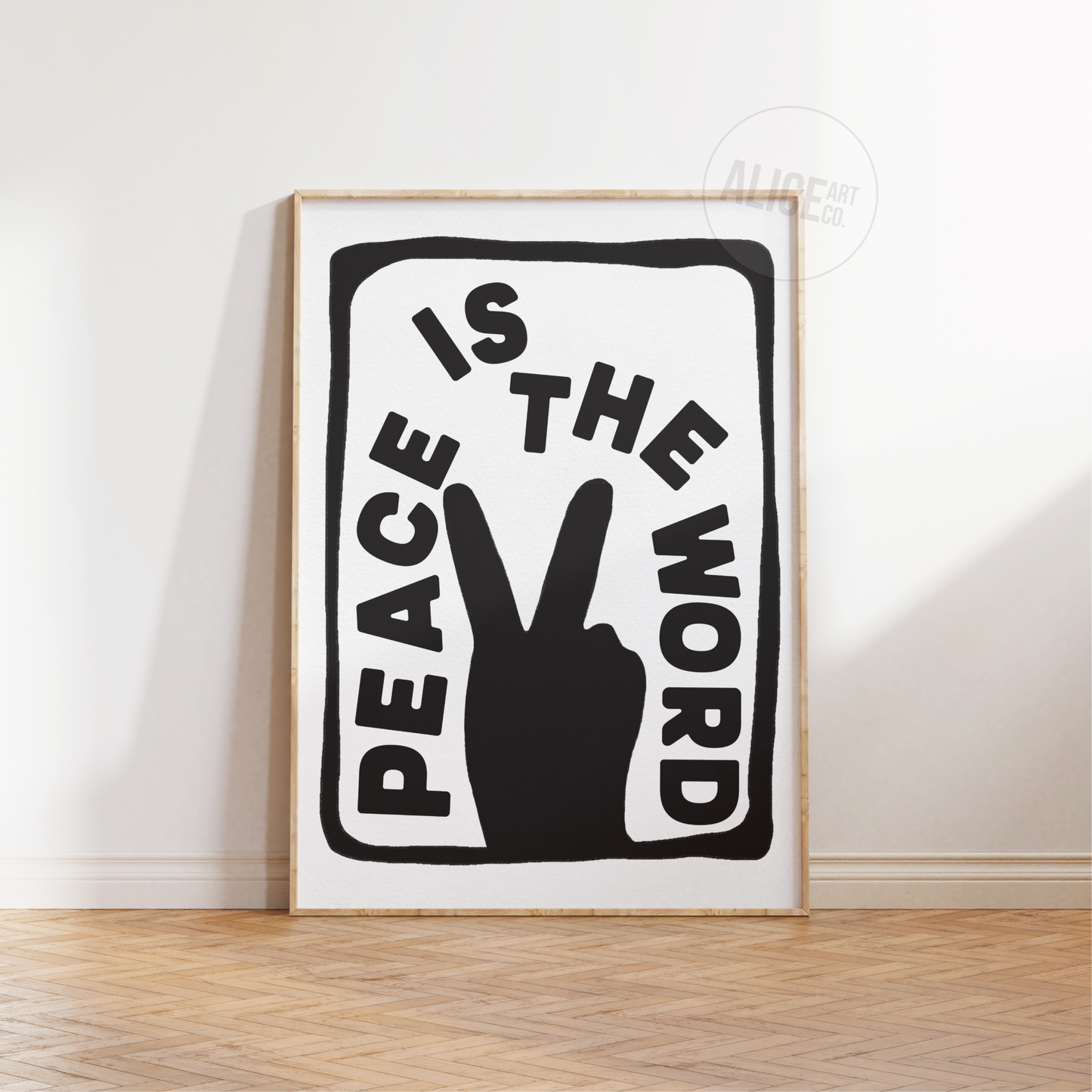 'Peace Is the Word' Print