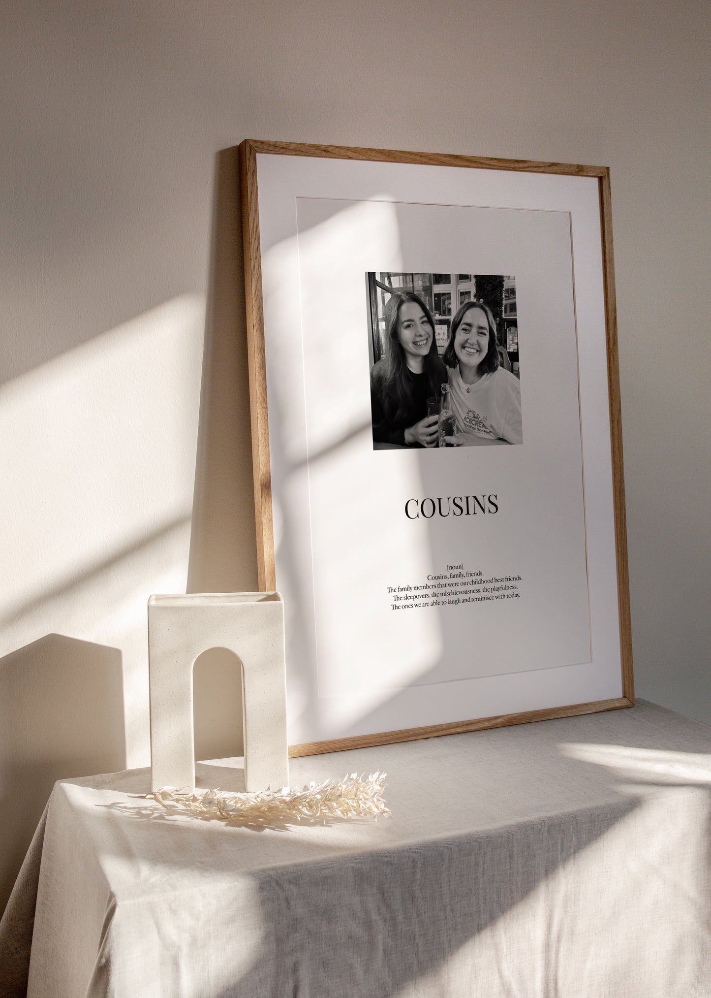 'Cousins' Personalised Print