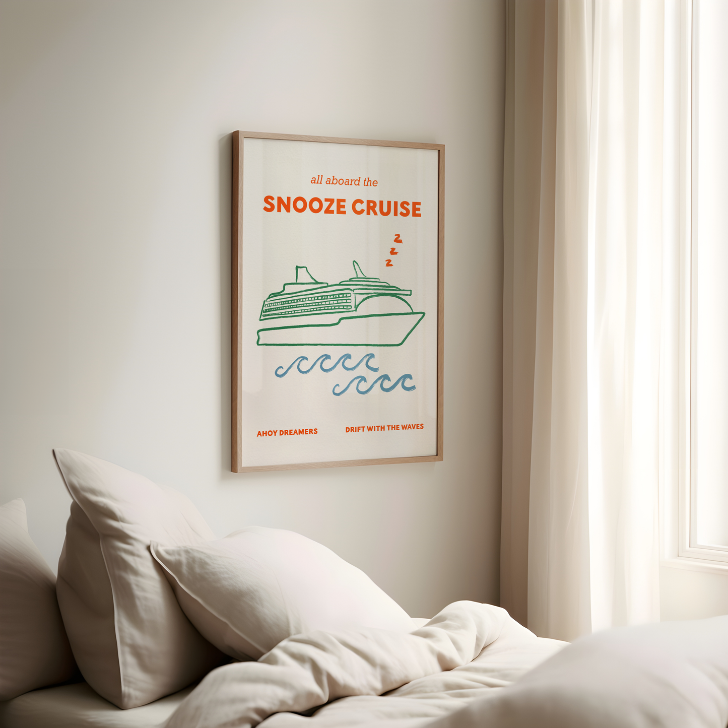 'Snooze Cruise' Print
