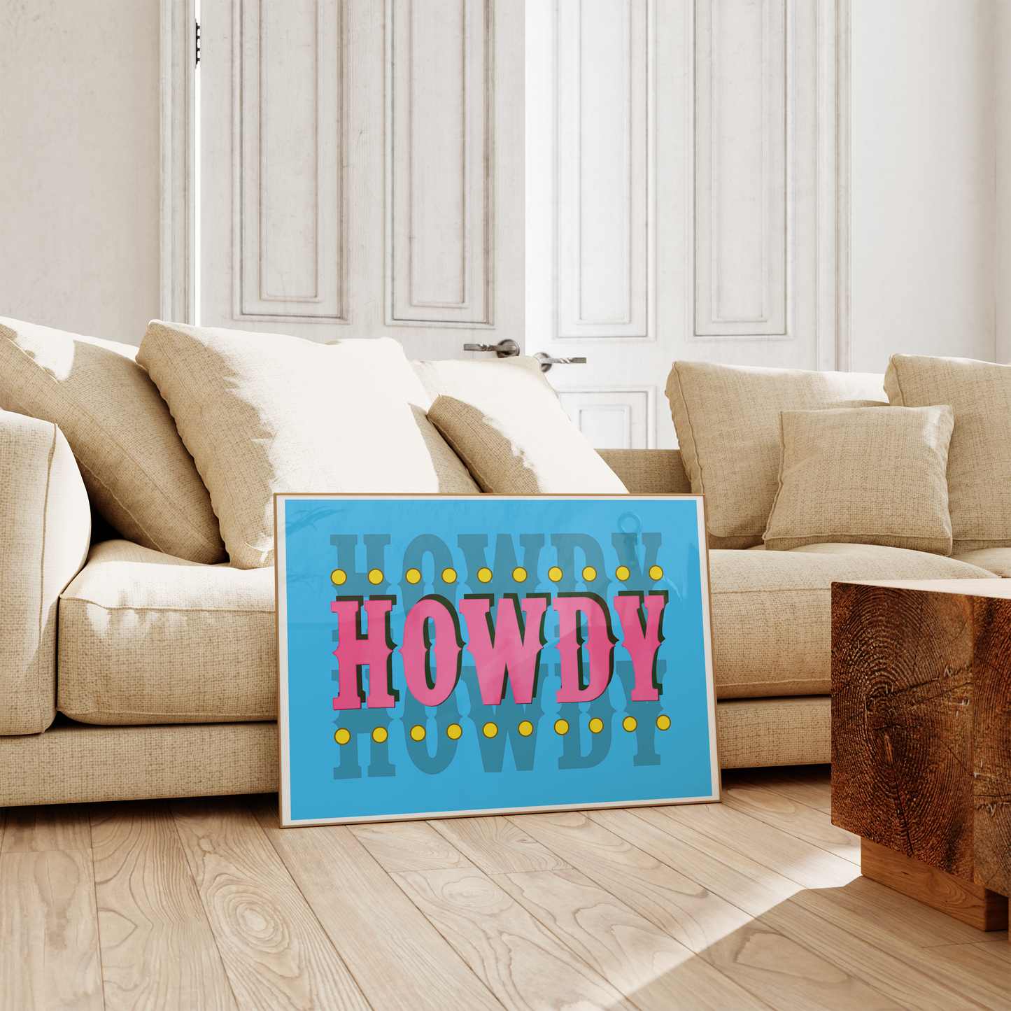 'Howdy' Print