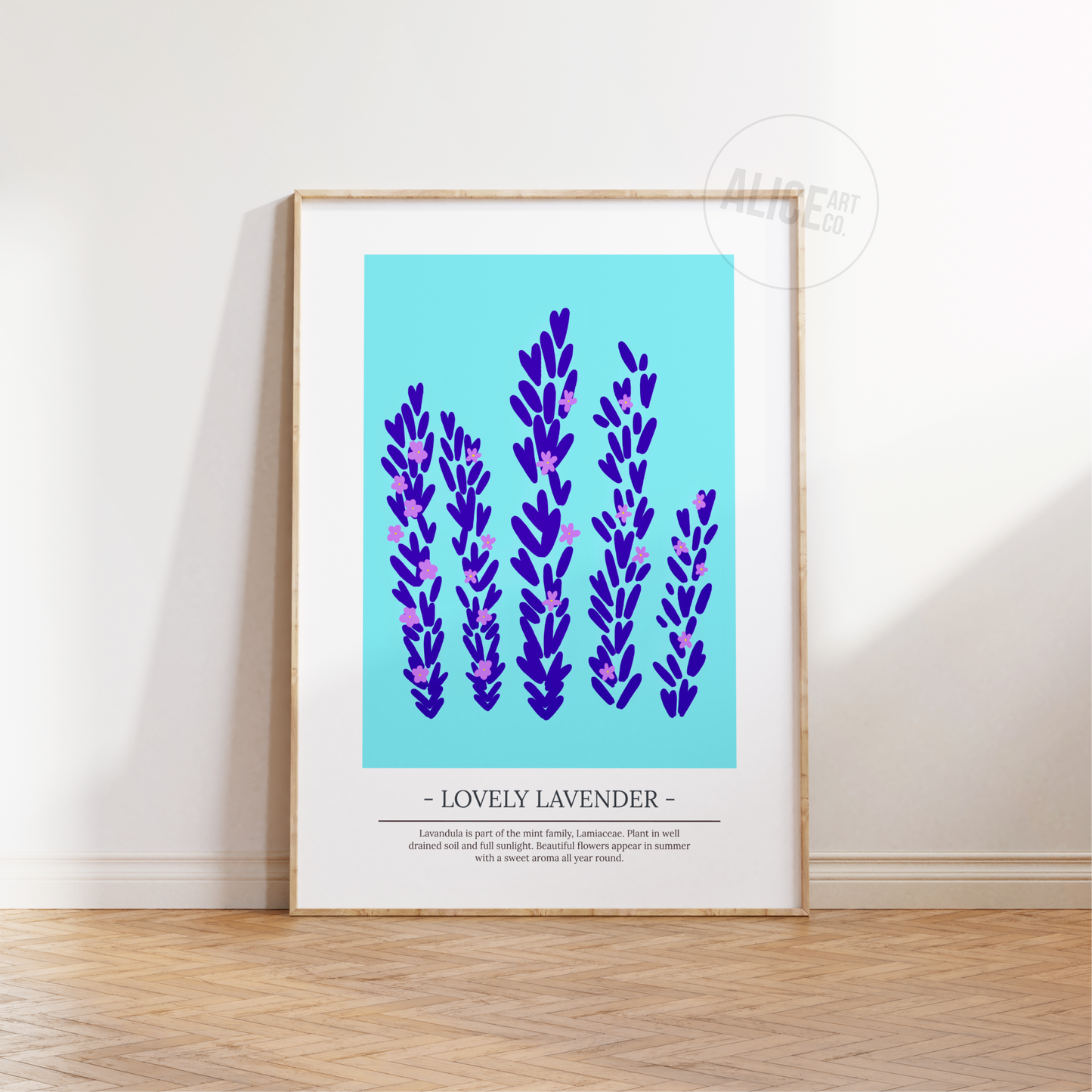 'Lovely Lavender' Flower Print