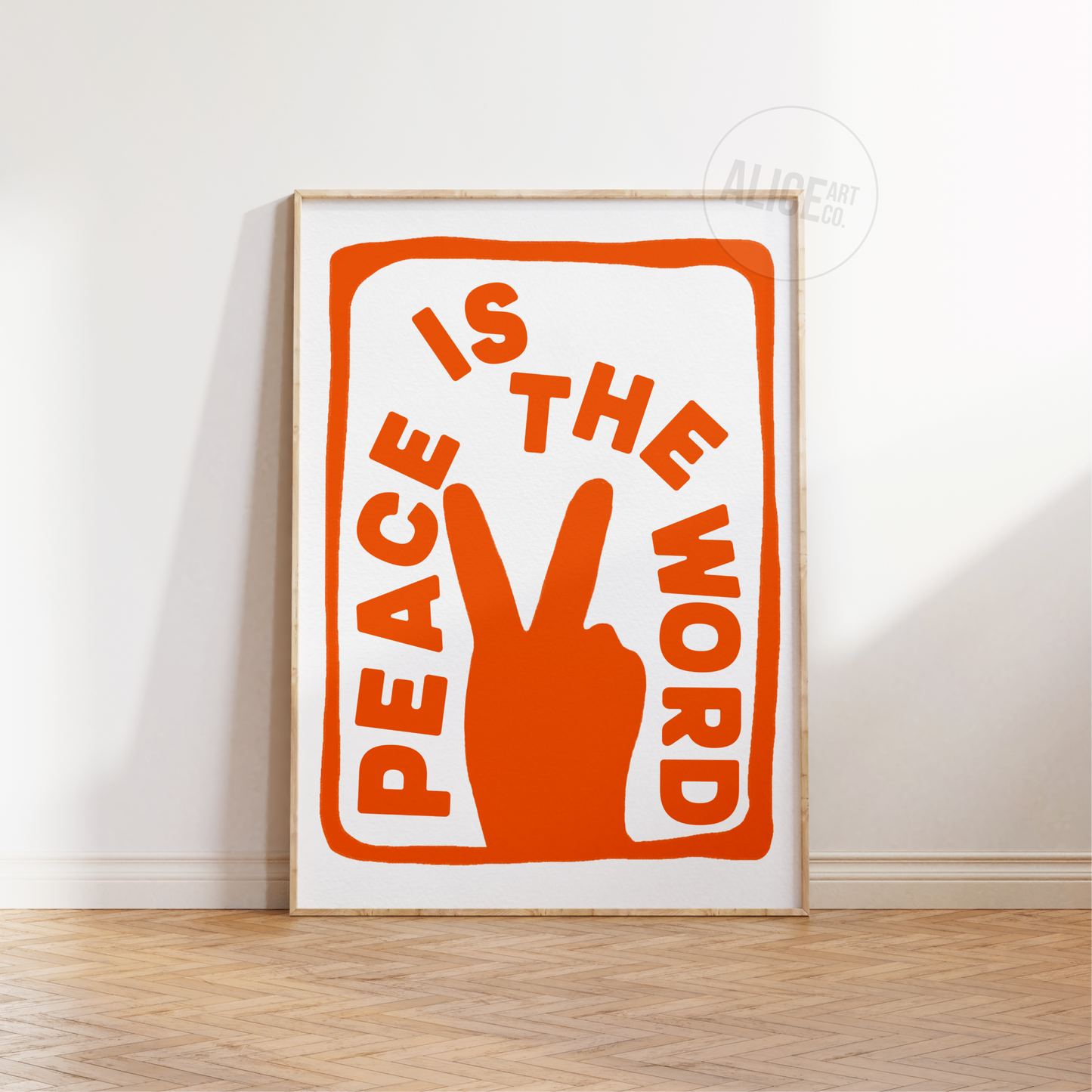 'Peace Is the Word' Print