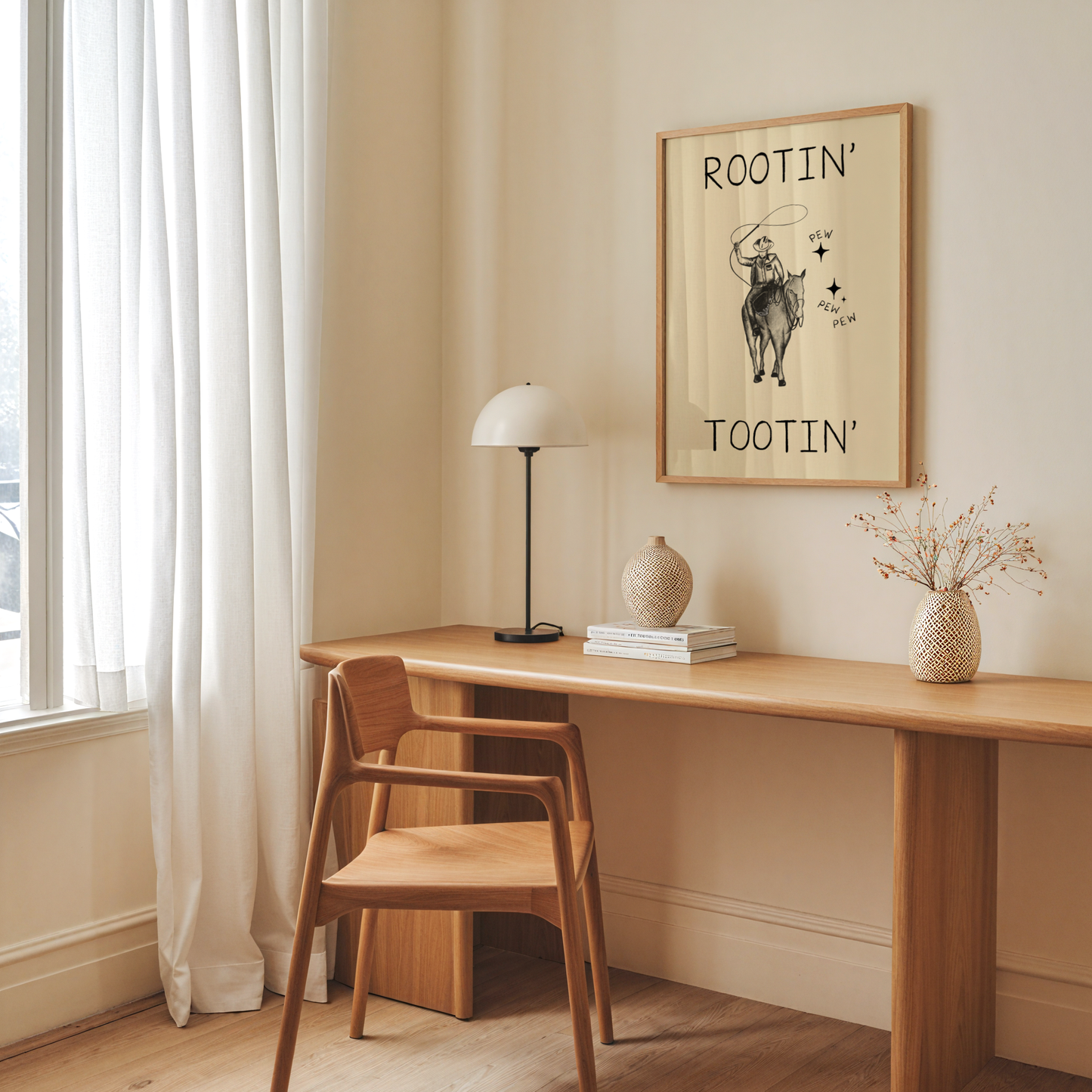 'Rootin Tootin' Western Print