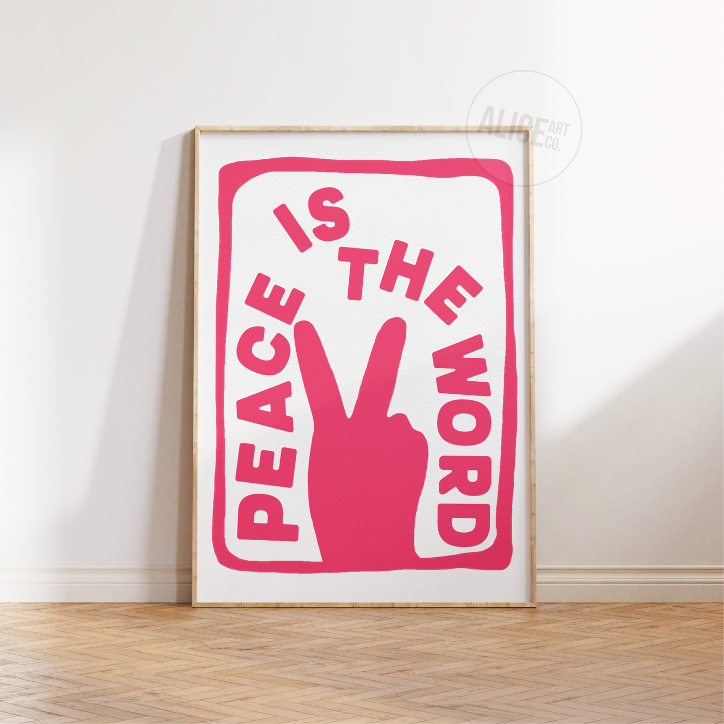 'Peace Is the Word' Print