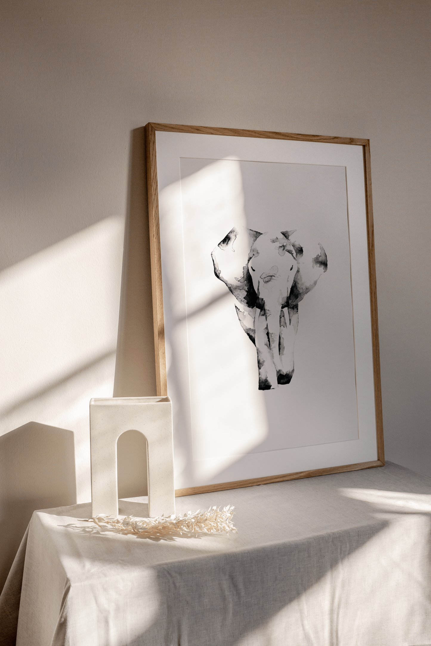 Elephant Watercolour Print