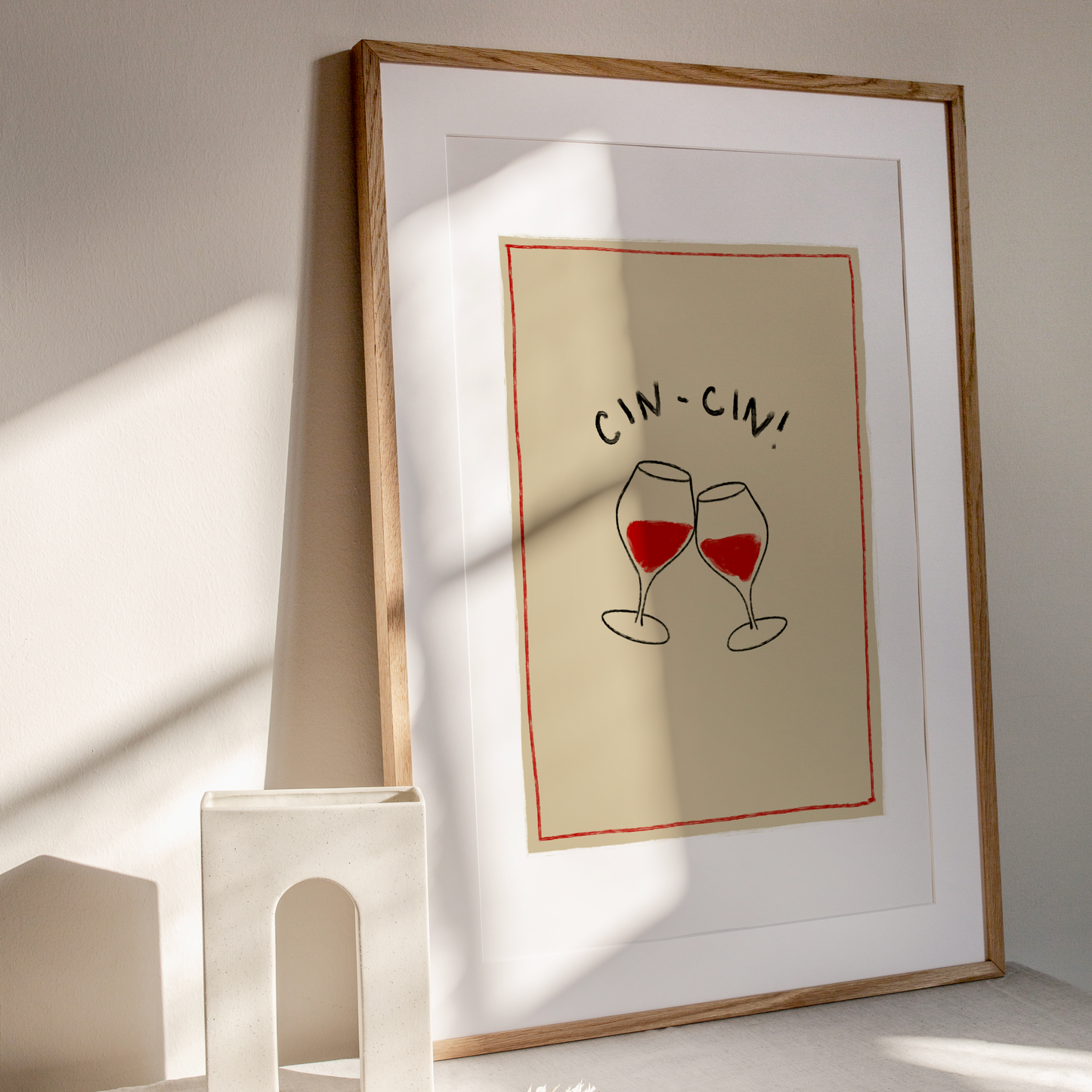 'Cin-Cin' Print