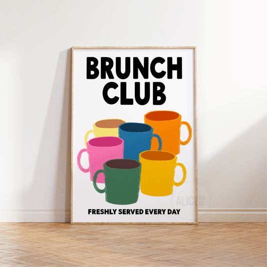 'Brunch Club' Print