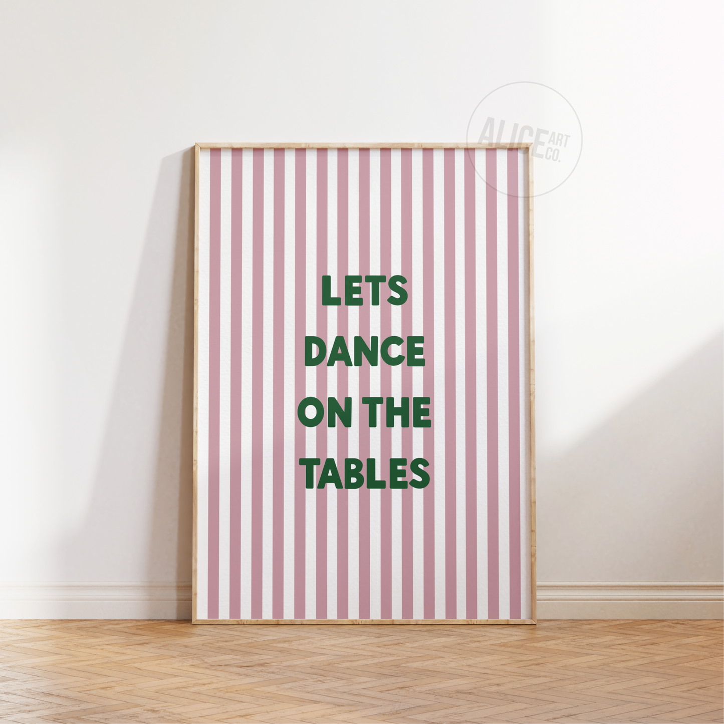 'Lets Dance On The Tables' Print