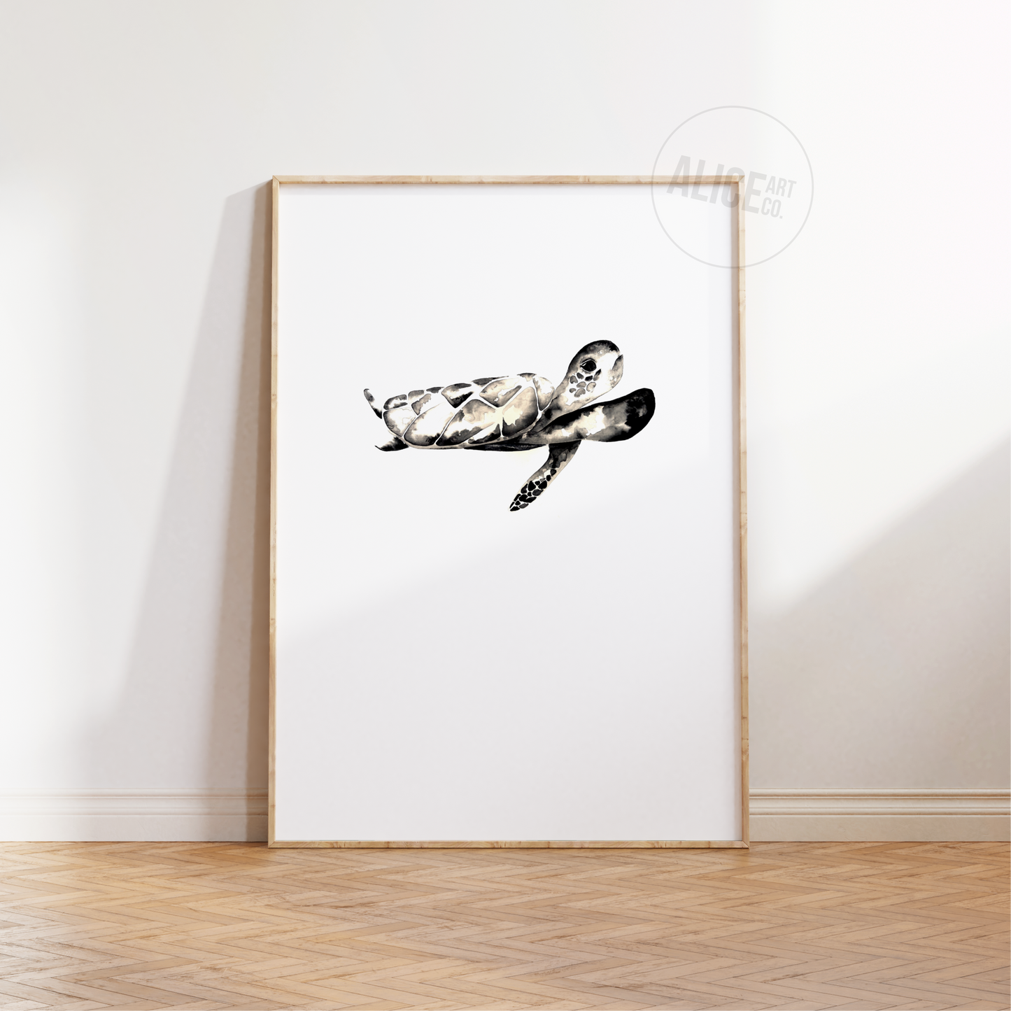 Turtle Watercolour Print