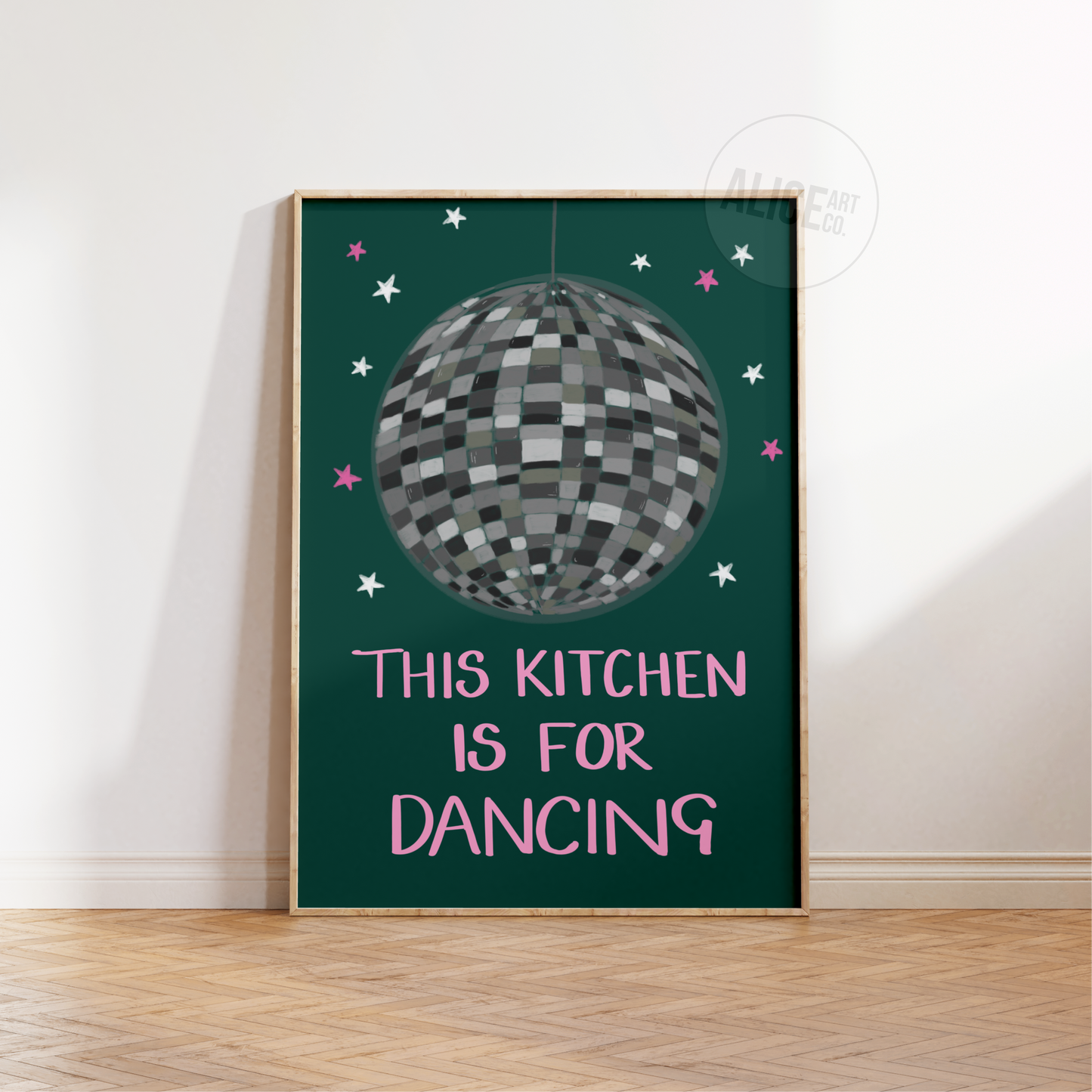 'This Kitchen Is For Dancing' Print