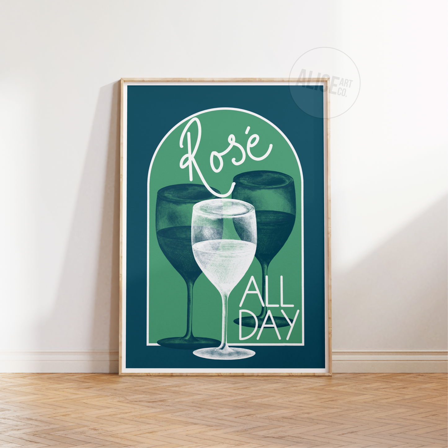 'Rosé All Day' Print