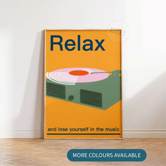 'Relax' Print