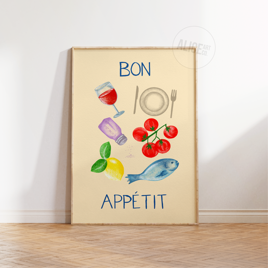 'Bon Appetit' Print