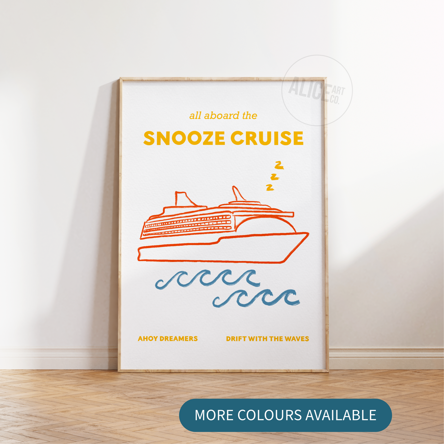 'Snooze Cruise' Print
