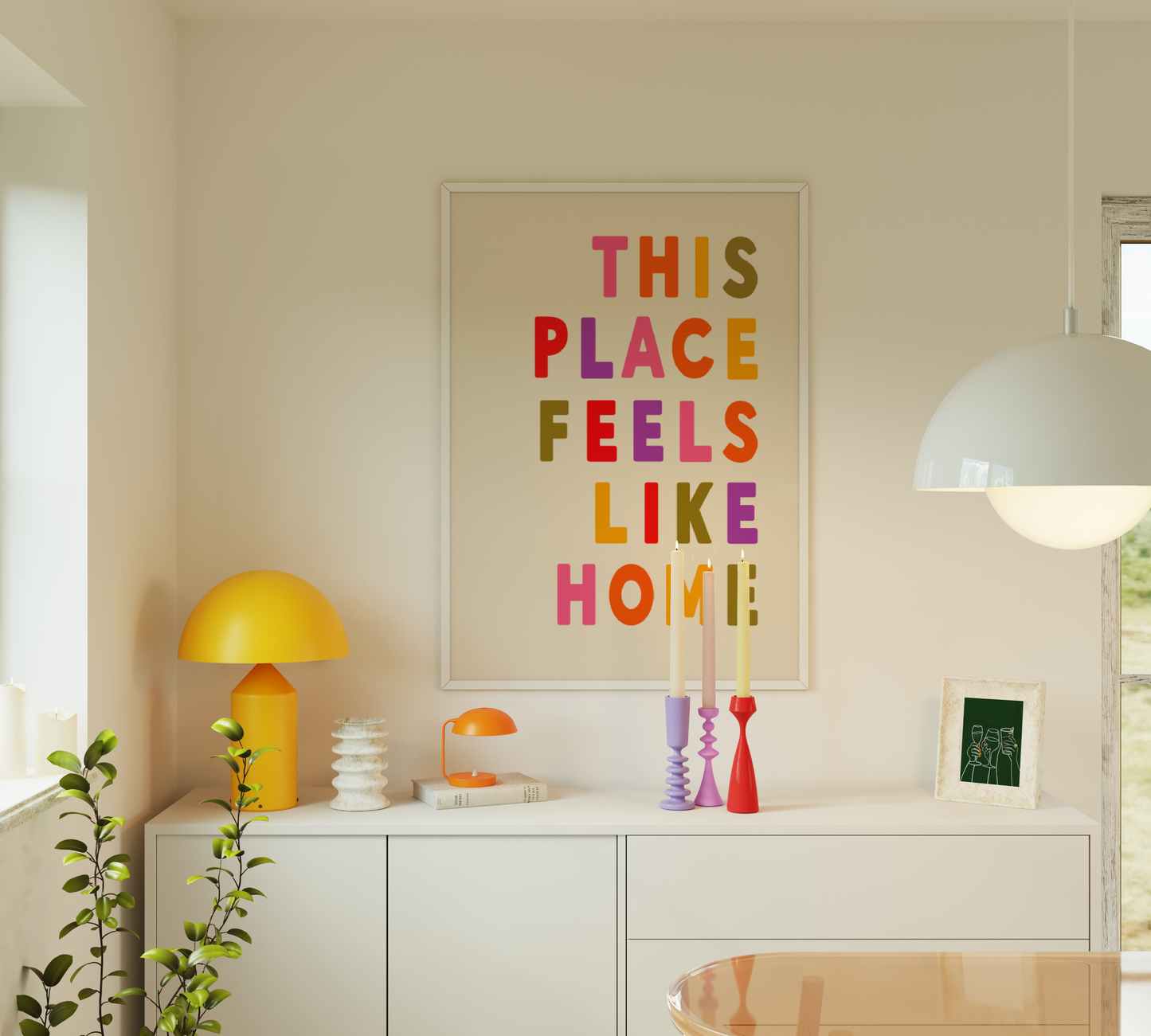 'This Place Feels Like Home' Print SECONDS SALE