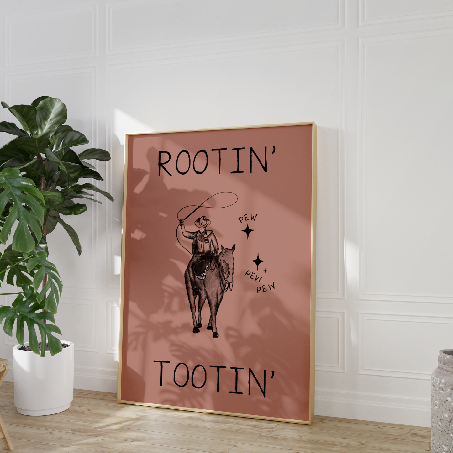 'Rootin Tootin' Western Print