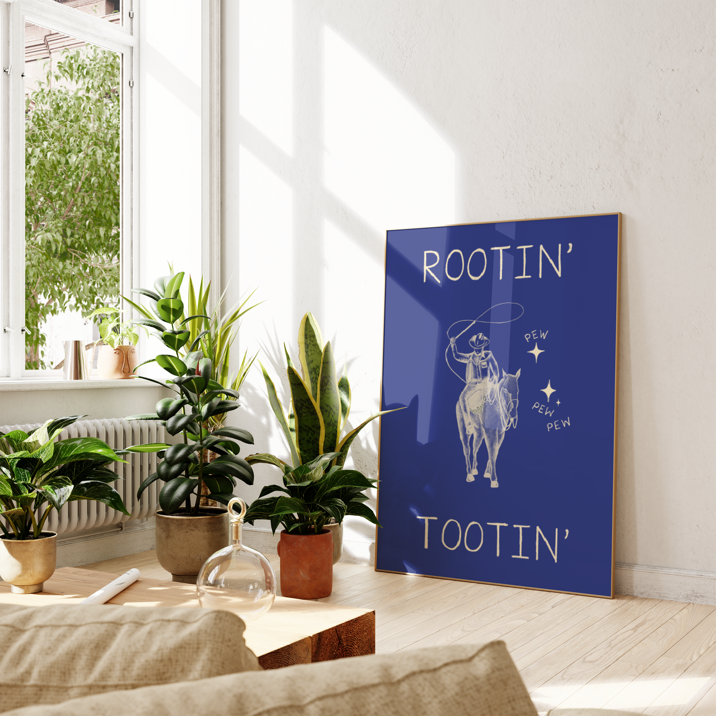 'Rootin Tootin' Western Print