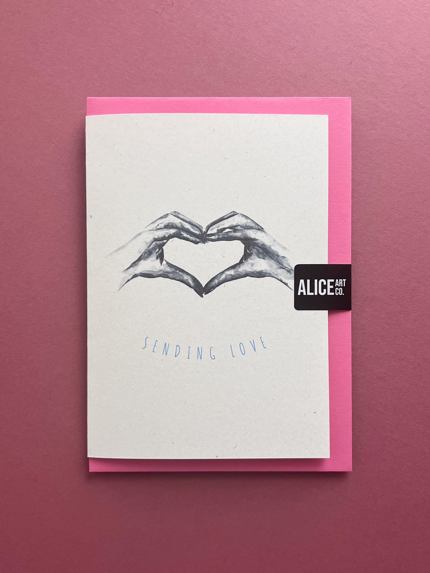 'Sending Love' Greeting Card