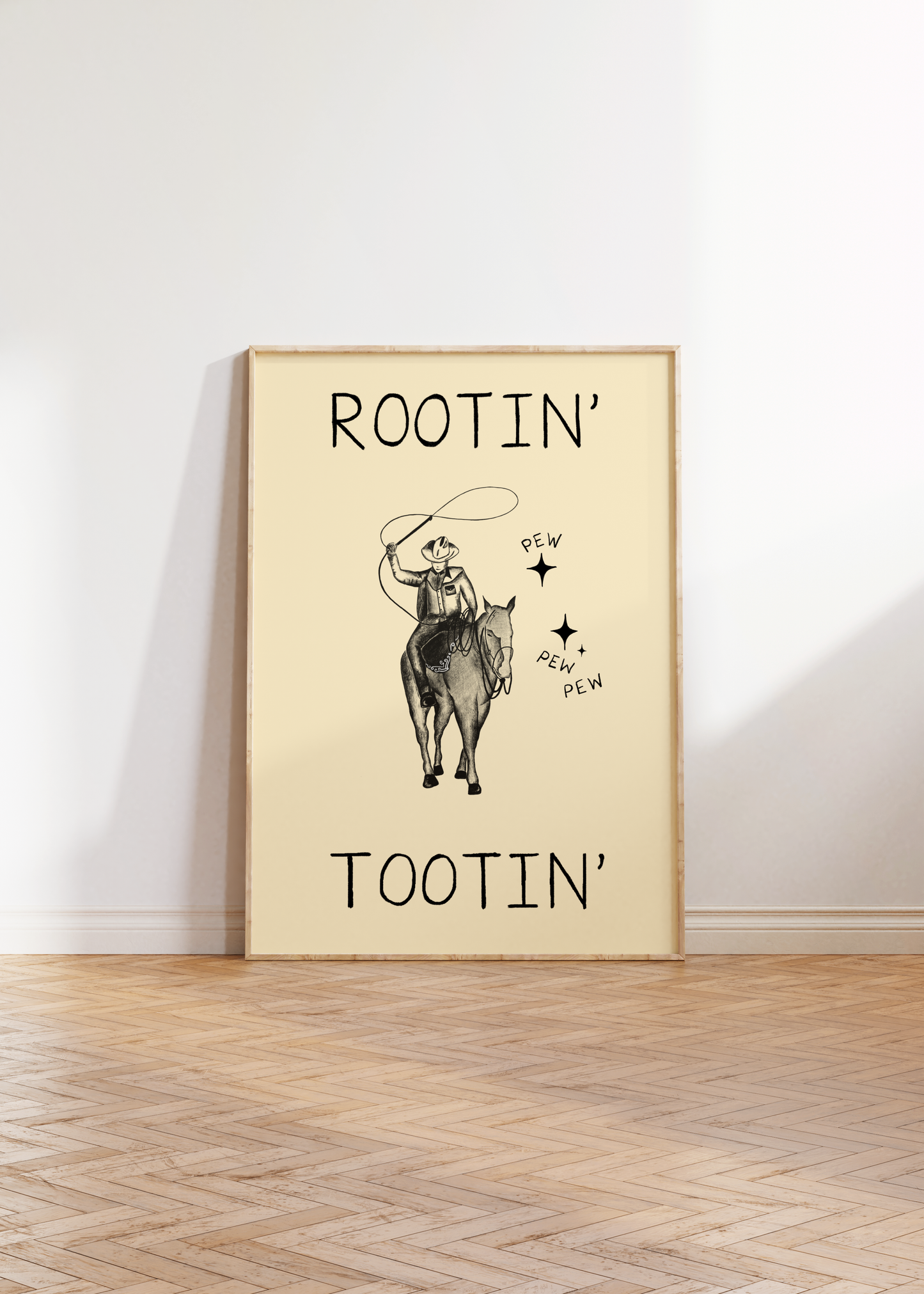 'Rootin Tootin' Western Print