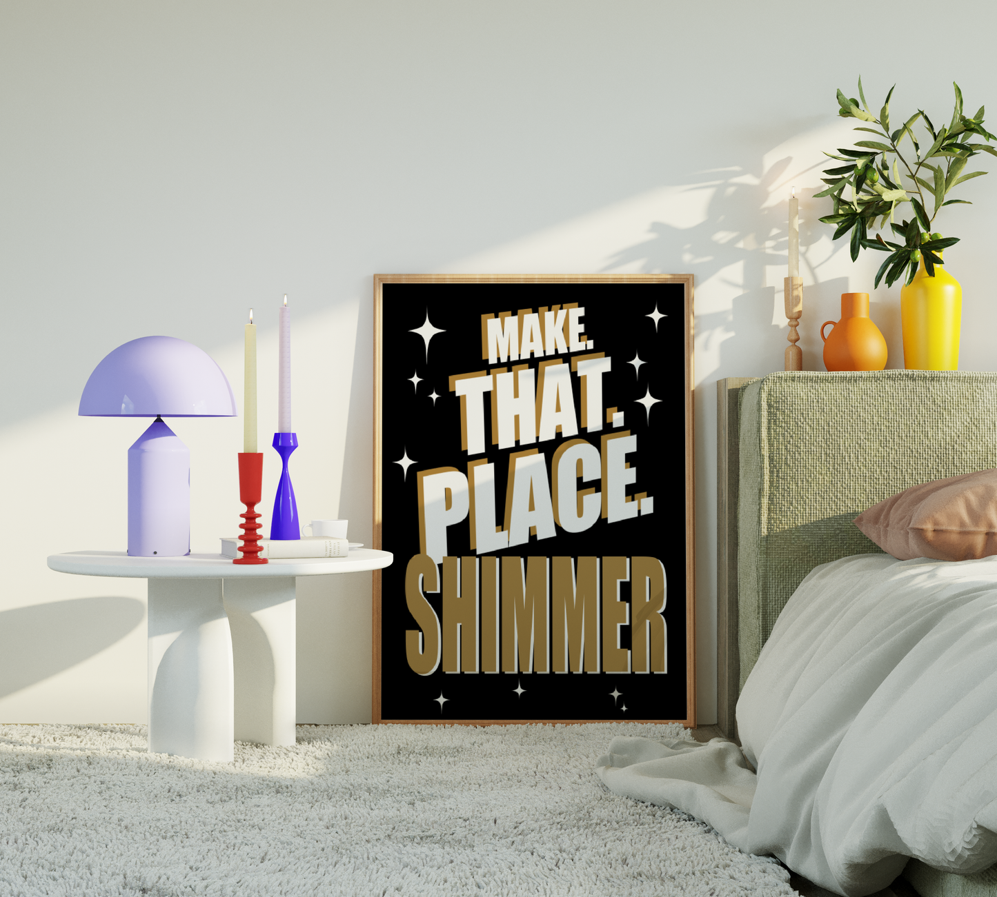 'Make That Place Shimmer' Print