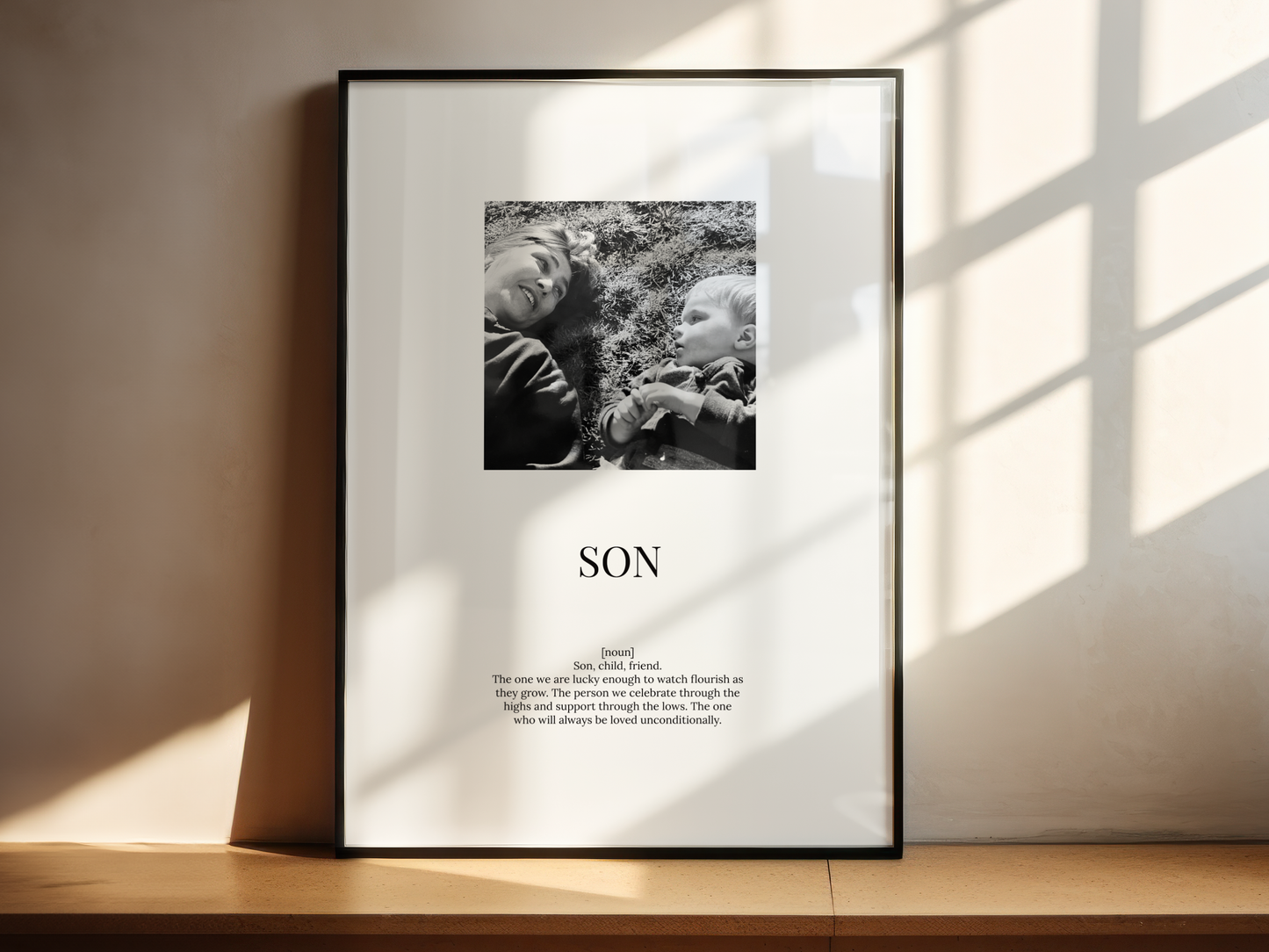 'Son' Personalised Print