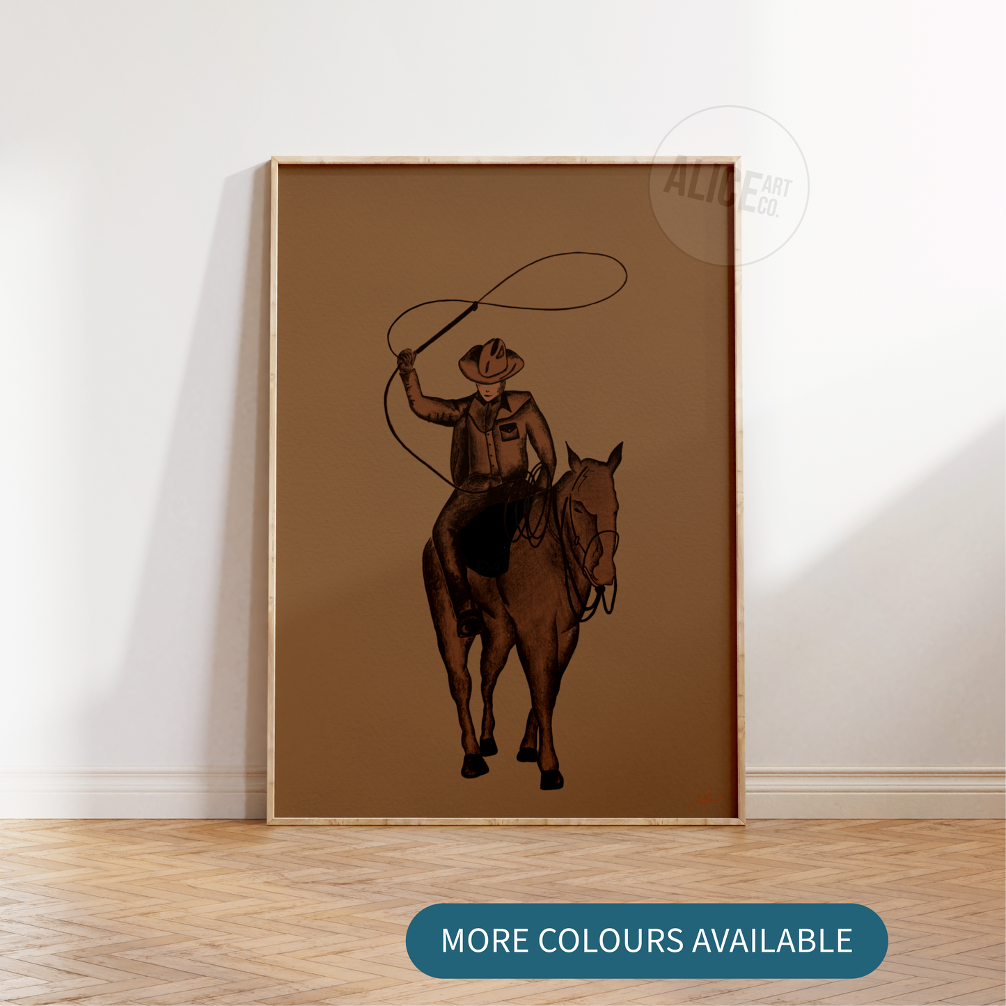 'Wild West Cowboy' Print