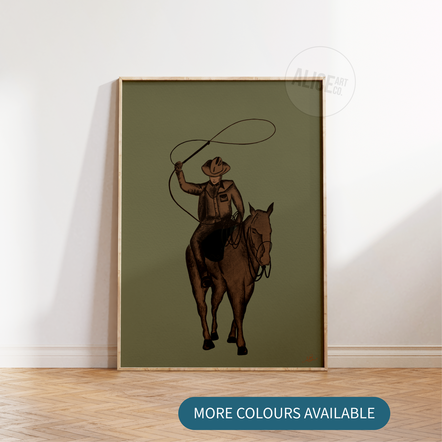 'Wild West Cowboy' Print