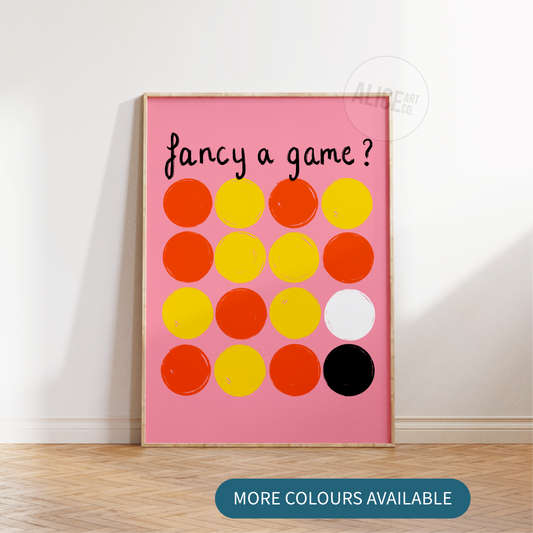 'Fancy a Game' Pool Print