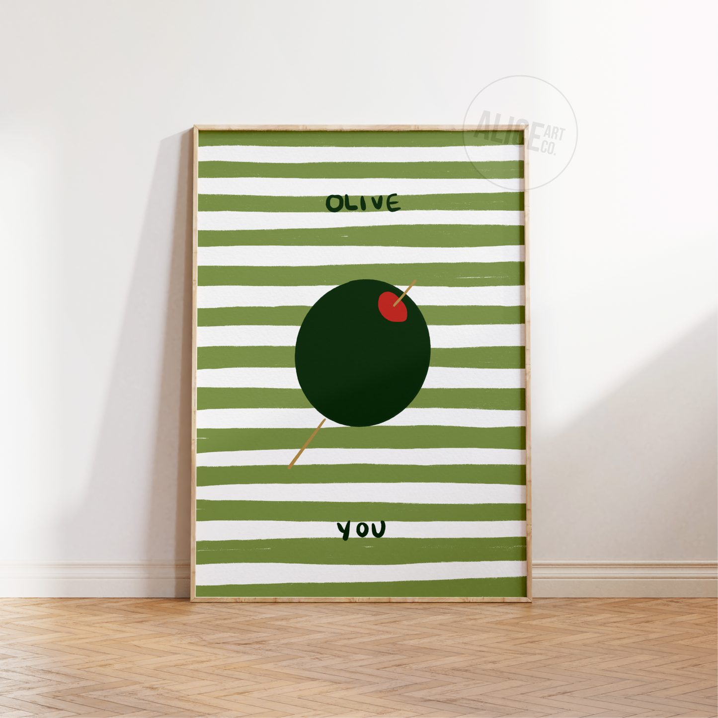 'Olive You' Print