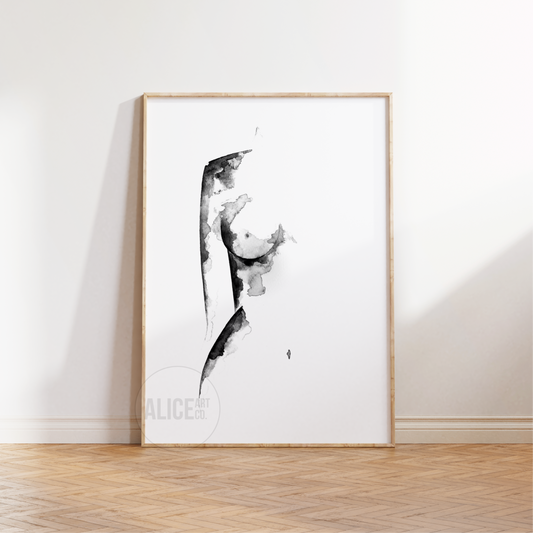 Nude Watercolour Print